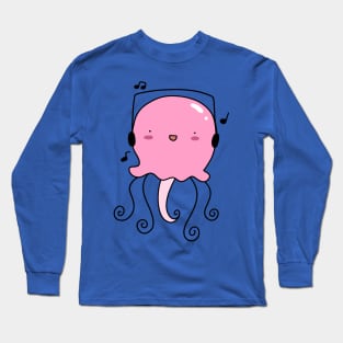 Jellyfish Headphones Long Sleeve T-Shirt